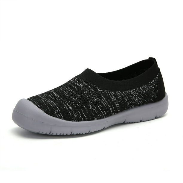Fly Shoes Slides Black Monochrome Slip Ons Comfy Size 39 Or 8.5 9